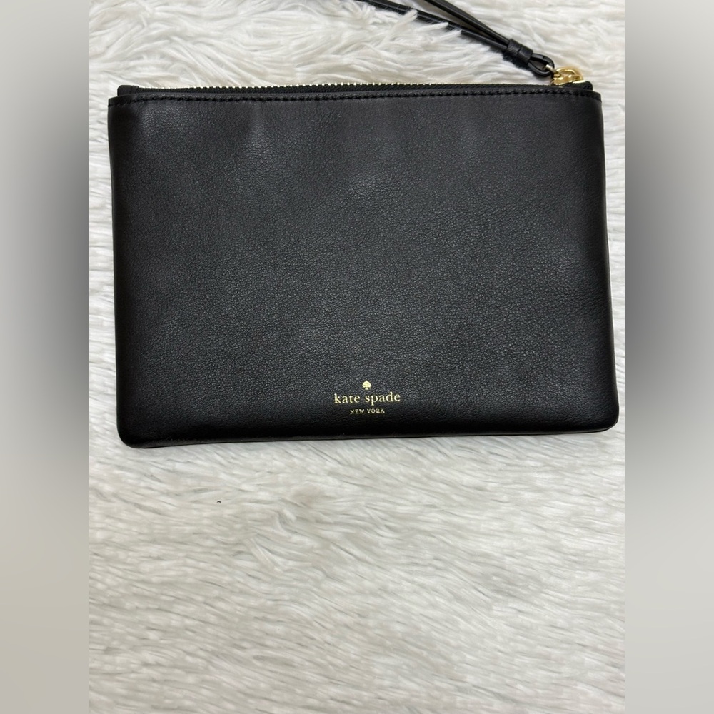 Kate Spade Black and Gold Skyline Wristlet - Picture 3 of 12